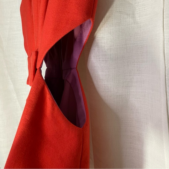 BCBGMAXAZRIA Kathryne Women's Size 4 Poppy Bow Dress $298 - Picture 6 of 15